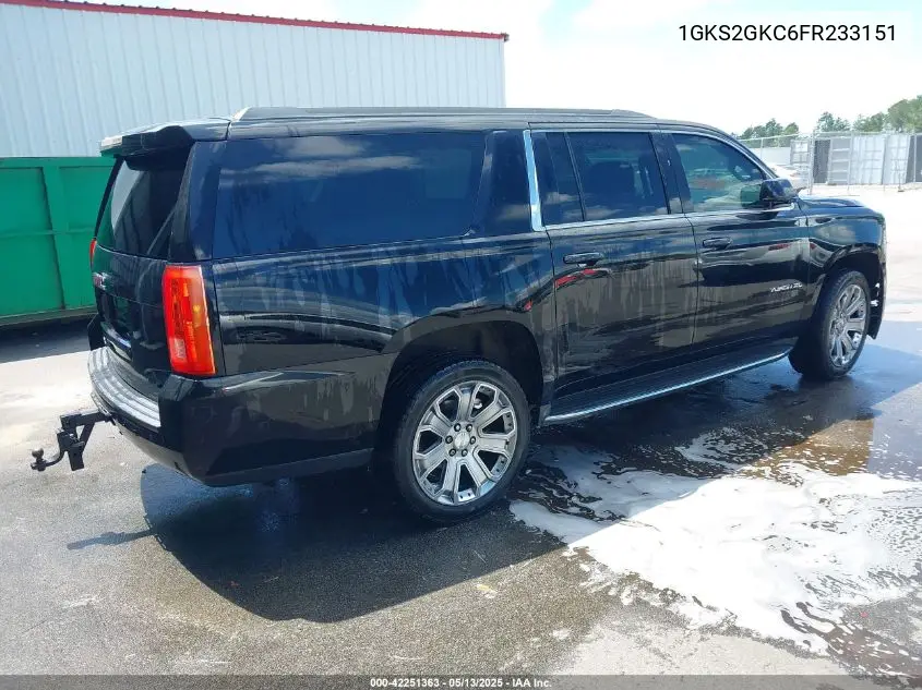 2015 GMC Yukon Xl 1500 Sle VIN: 1GKS2GKC6FR233151 Lot: 42251363