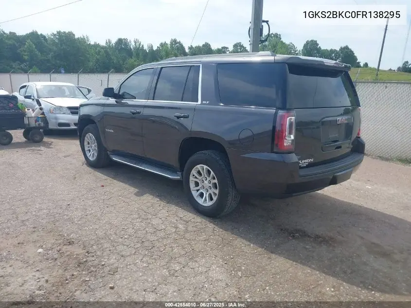 2015 GMC Yukon Slt VIN: 1GKS2BKC0FR138295 Lot: 42554010