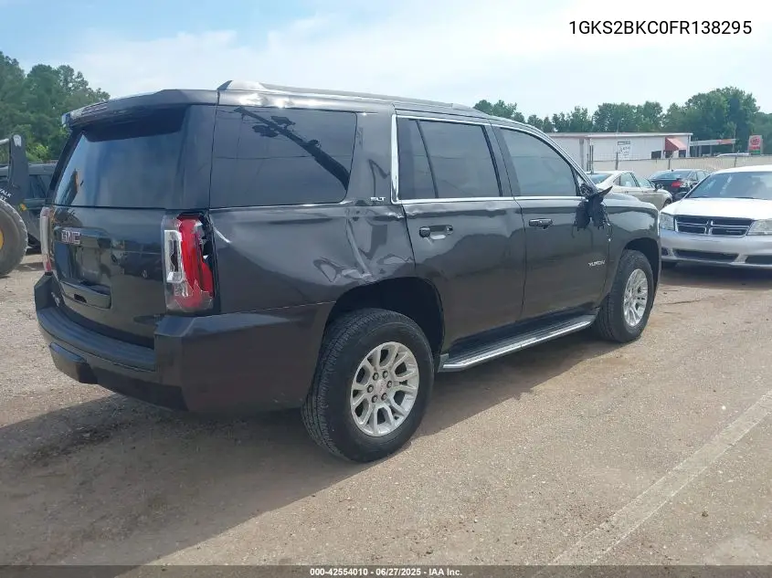 2015 GMC Yukon Slt VIN: 1GKS2BKC0FR138295 Lot: 42554010
