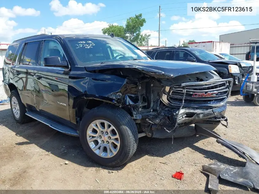 2015 GMC Yukon Slt VIN: 1GKS2BKC5FR123615 Lot: 42593464