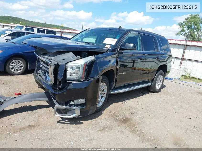 2015 GMC Yukon Slt VIN: 1GKS2BKC5FR123615 Lot: 42593464