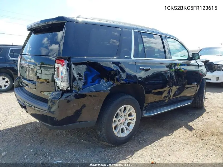 2015 GMC Yukon Slt VIN: 1GKS2BKC5FR123615 Lot: 42593464
