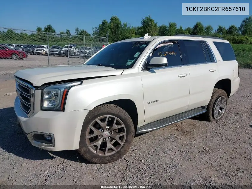 2015 GMC Yukon VIN: 1GKF2BKC2FR657610 Lot: 42604431
