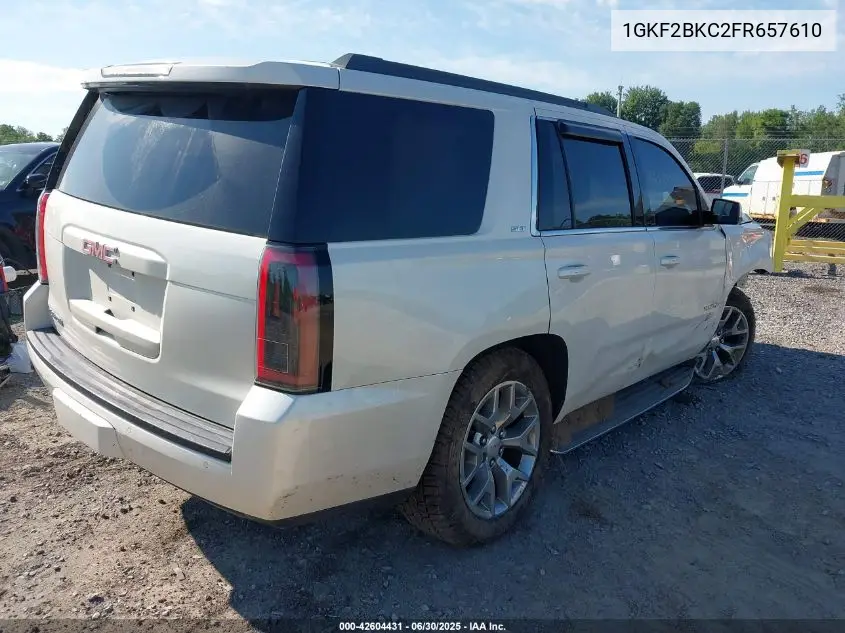 2015 GMC Yukon VIN: 1GKF2BKC2FR657610 Lot: 42604431