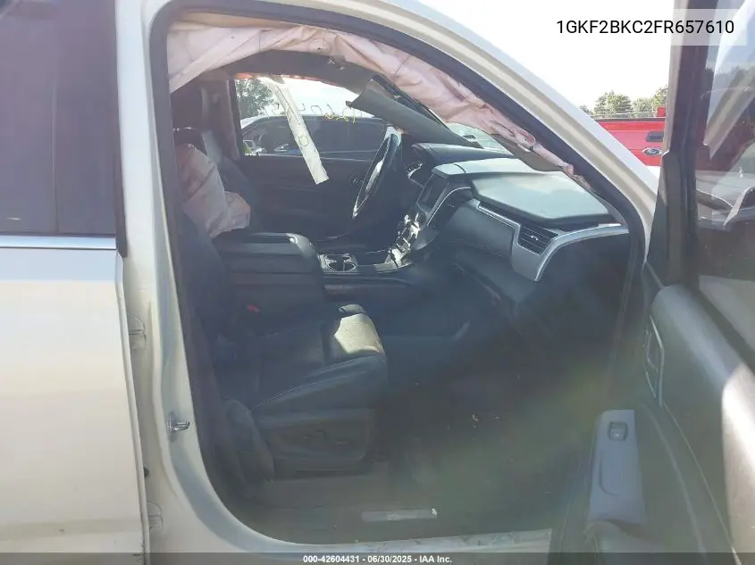 2015 GMC Yukon VIN: 1GKF2BKC2FR657610 Lot: 42604431