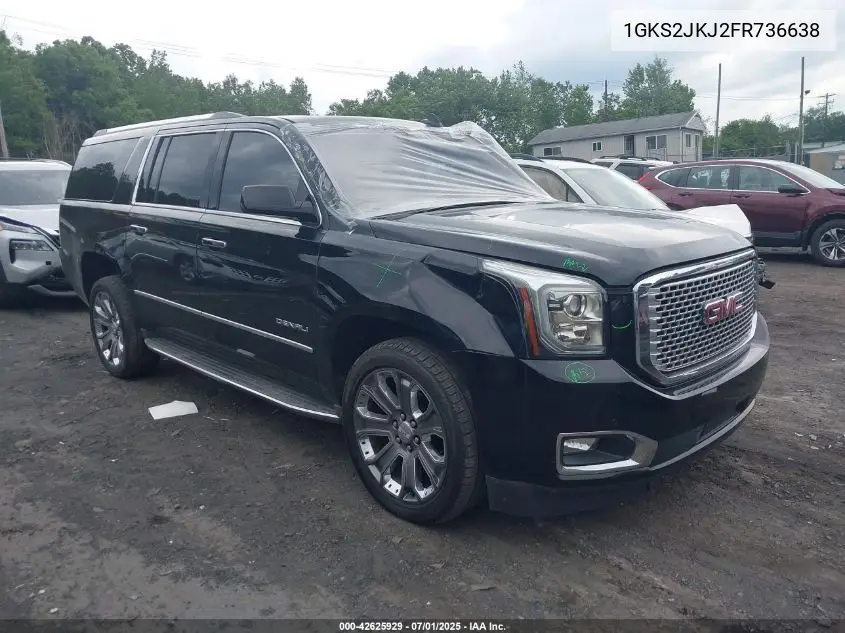 1GKS2JKJ2FR736638 2015 GMC Yukon Xl 1500 Denali