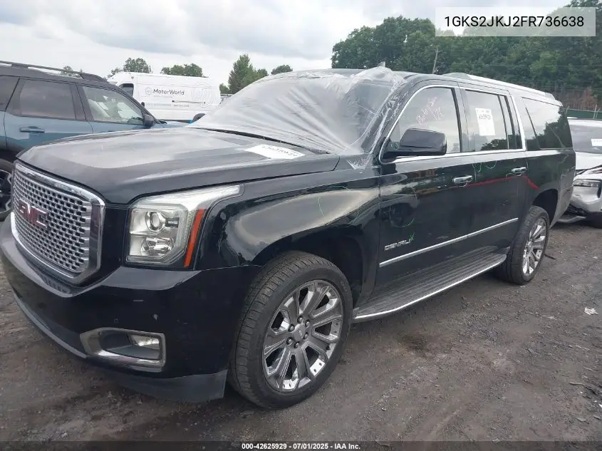 1GKS2JKJ2FR736638 2015 GMC Yukon Xl 1500 Denali