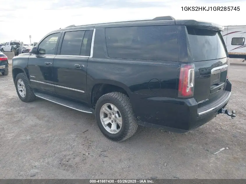 2016 GMC Yukon Xl Denali VIN: 1GKS2HKJ1GR285745 Lot: 41887430