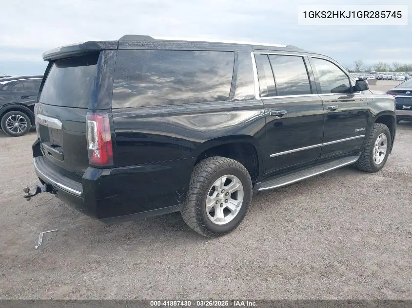 2016 GMC Yukon Xl Denali VIN: 1GKS2HKJ1GR285745 Lot: 41887430