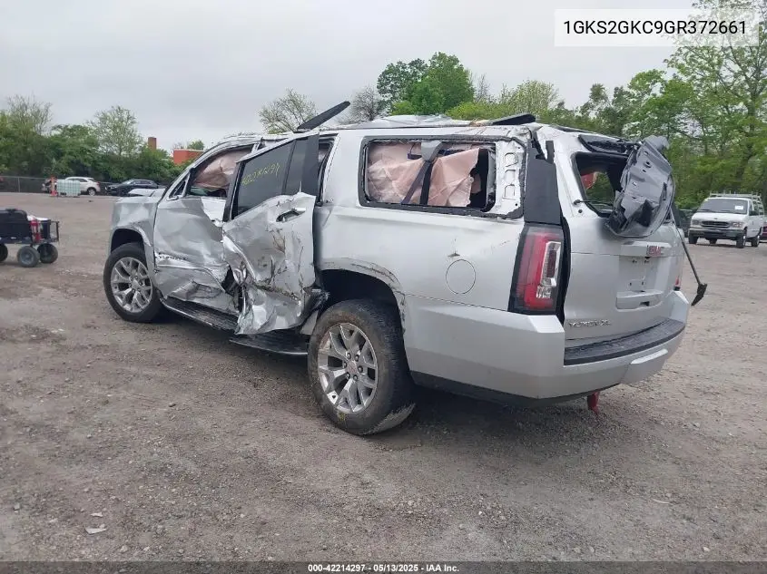 2016 GMC Yukon Xl Slt VIN: 1GKS2GKC9GR372661 Lot: 42214297