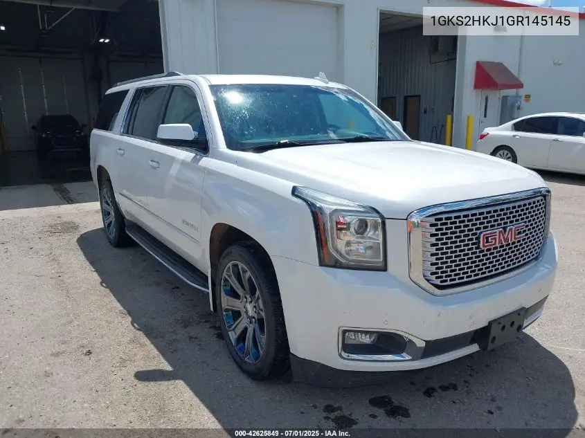 2016 GMC Yukon Xl Denali VIN: 1GKS2HKJ1GR145145 Lot: 42625849