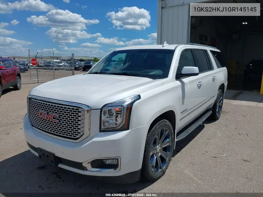 2016 GMC Yukon Xl Denali VIN: 1GKS2HKJ1GR145145 Lot: 42625849