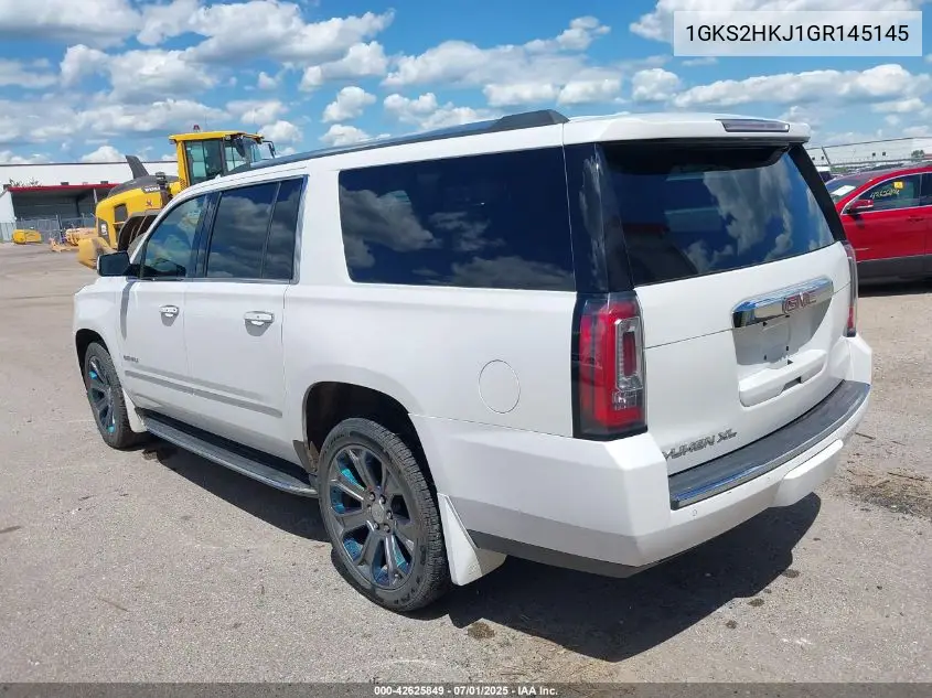 2016 GMC Yukon Xl Denali VIN: 1GKS2HKJ1GR145145 Lot: 42625849