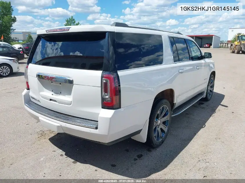 2016 GMC Yukon Xl Denali VIN: 1GKS2HKJ1GR145145 Lot: 42625849