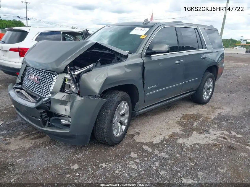 2017 GMC Yukon Denali VIN: 1GKS2CKJ6HR147722 Lot: 42232401