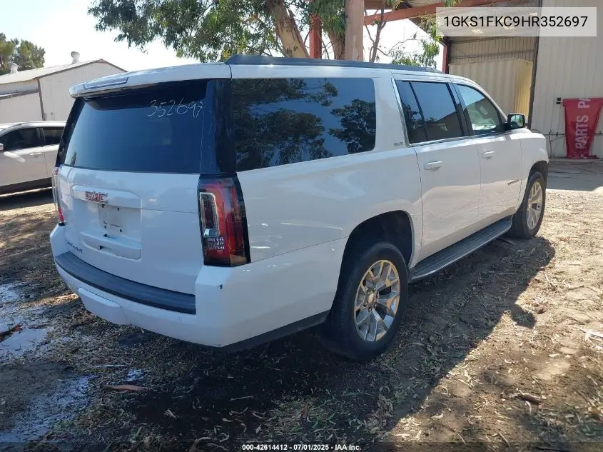 2017 GMC Yukon Xl Sle VIN: 1GKS1FKC9HR352697 Lot: 42614412