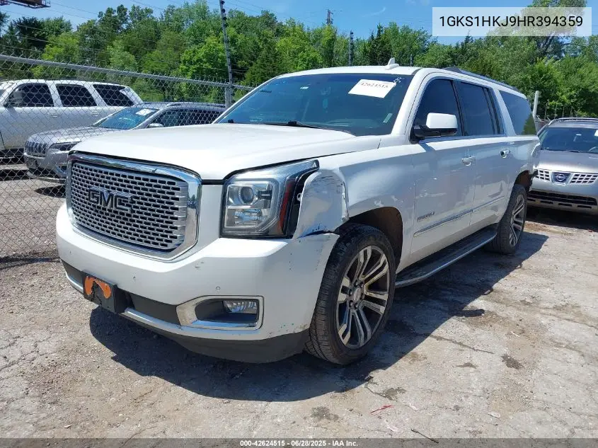 2017 GMC Yukon Xl Denali VIN: 1GKS1HKJ9HR394359 Lot: 42624515