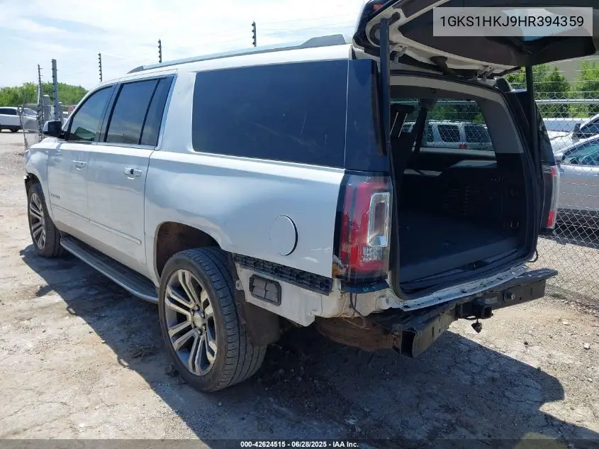 2017 GMC Yukon Xl Denali VIN: 1GKS1HKJ9HR394359 Lot: 42624515