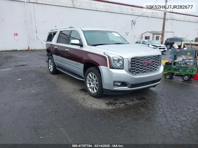 2018 GMC Yukon Xl Denali VIN: 1GKS2HKJ7JR282677 Lot: 41787784