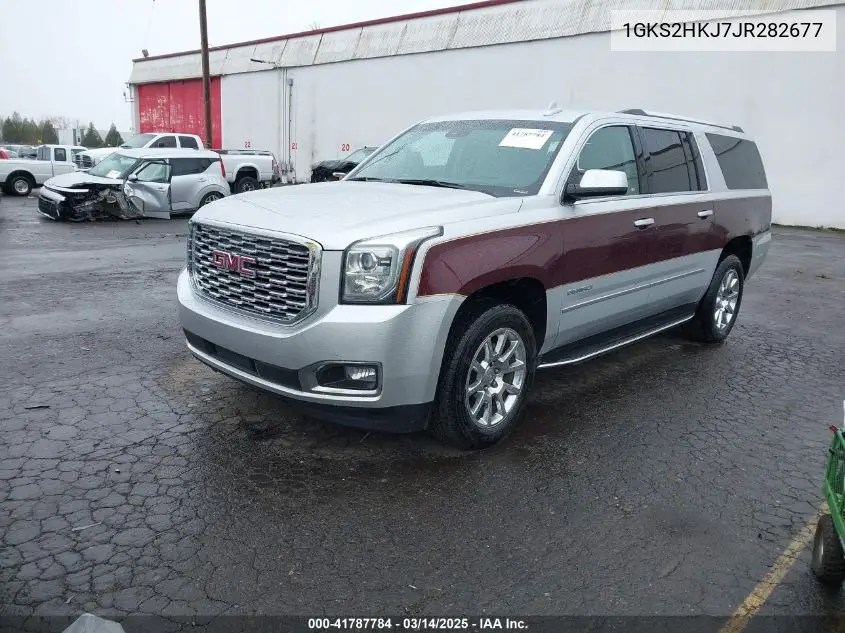 2018 GMC Yukon Xl Denali VIN: 1GKS2HKJ7JR282677 Lot: 41787784