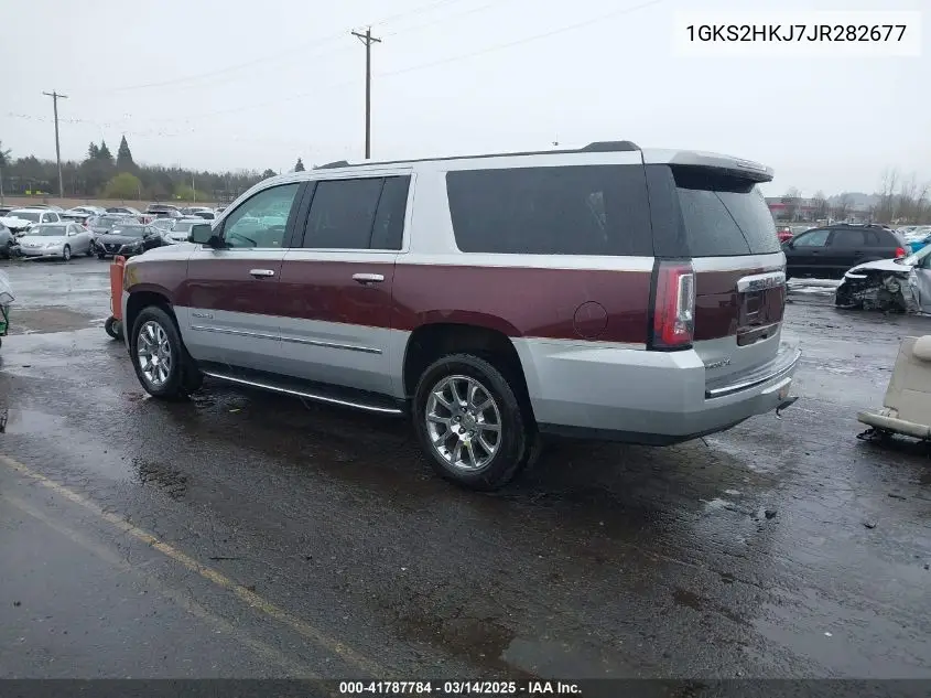 2018 GMC Yukon Xl Denali VIN: 1GKS2HKJ7JR282677 Lot: 41787784