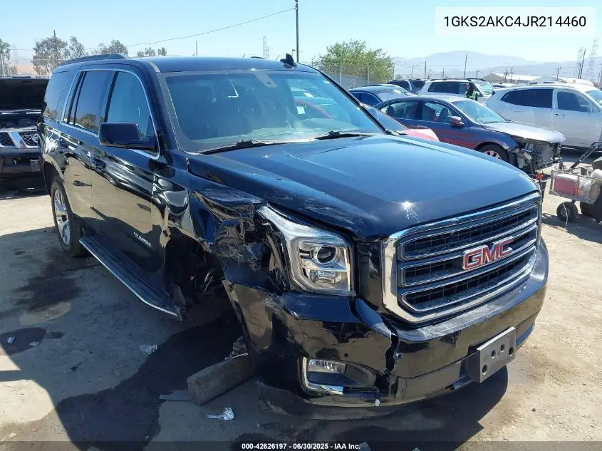 2018 GMC Yukon Sle VIN: 1GKS2AKC4JR214460 Lot: 42626197