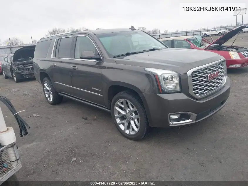 2019 GMC Yukon Xl Denali VIN: 1GKS2HKJ6KR141911 Lot: 41487728