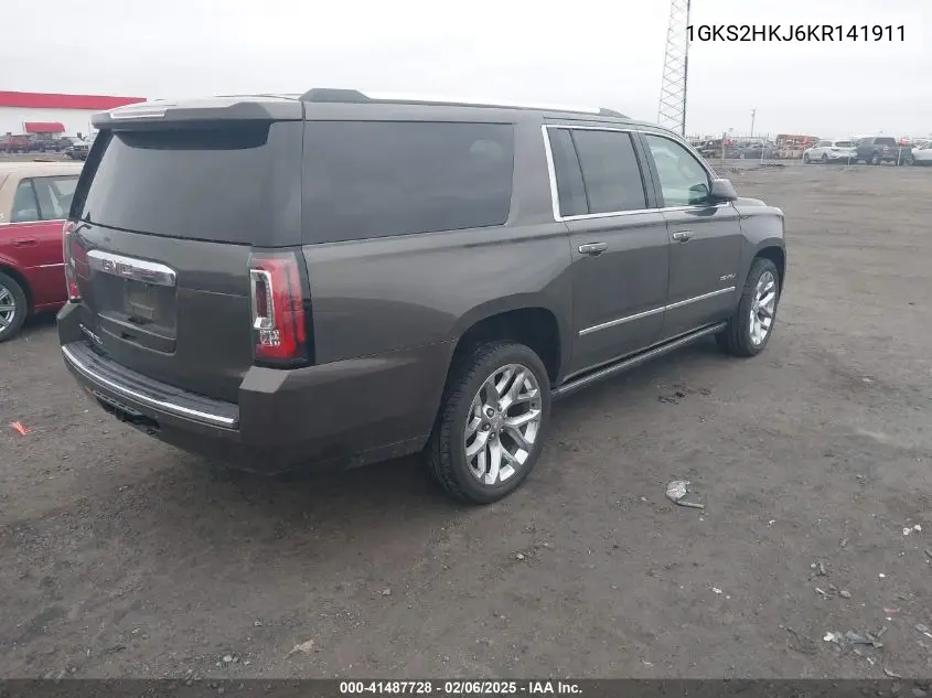 2019 GMC Yukon Xl Denali VIN: 1GKS2HKJ6KR141911 Lot: 41487728