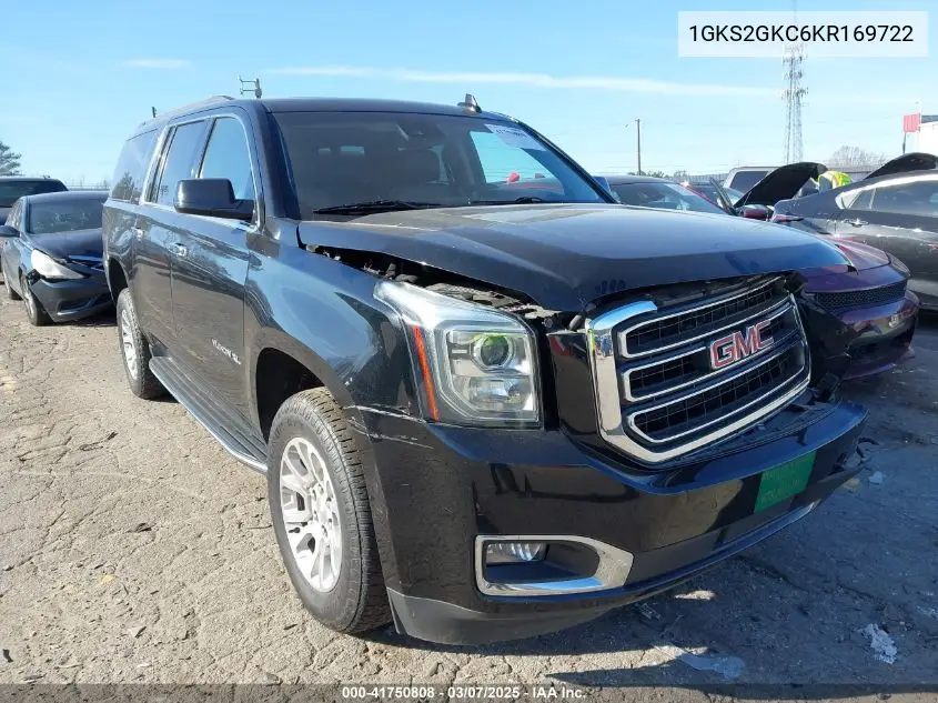 2019 GMC Yukon Xl Slt VIN: 1GKS2GKC6KR169722 Lot: 41750808