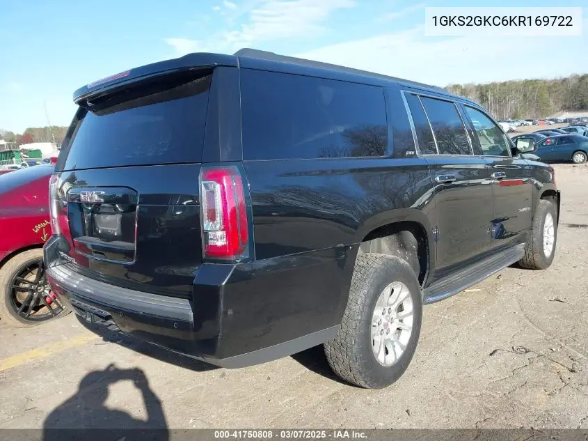 2019 GMC Yukon Xl Slt VIN: 1GKS2GKC6KR169722 Lot: 41750808