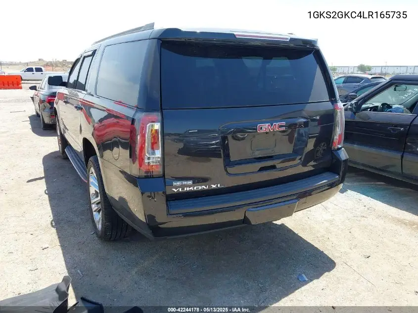 2020 GMC Yukon Xl 4Wd Slt VIN: 1GKS2GKC4LR165735 Lot: 42244178