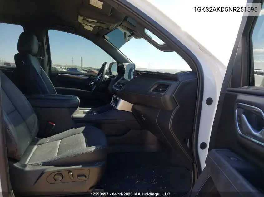 2022 GMC Yukon Sle VIN: 1GKS2AKD5NR251595 Lot: 12290497