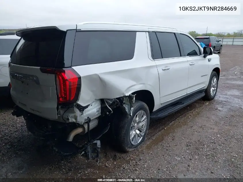 2022 GMC Yukon Xl 4Wd Denali VIN: 1GKS2JKT9NR284669 Lot: 41956631