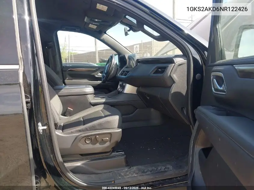 2022 GMC Yukon 4Wd Sle VIN: 1GKS2AKD6NR122426 Lot: 42245049