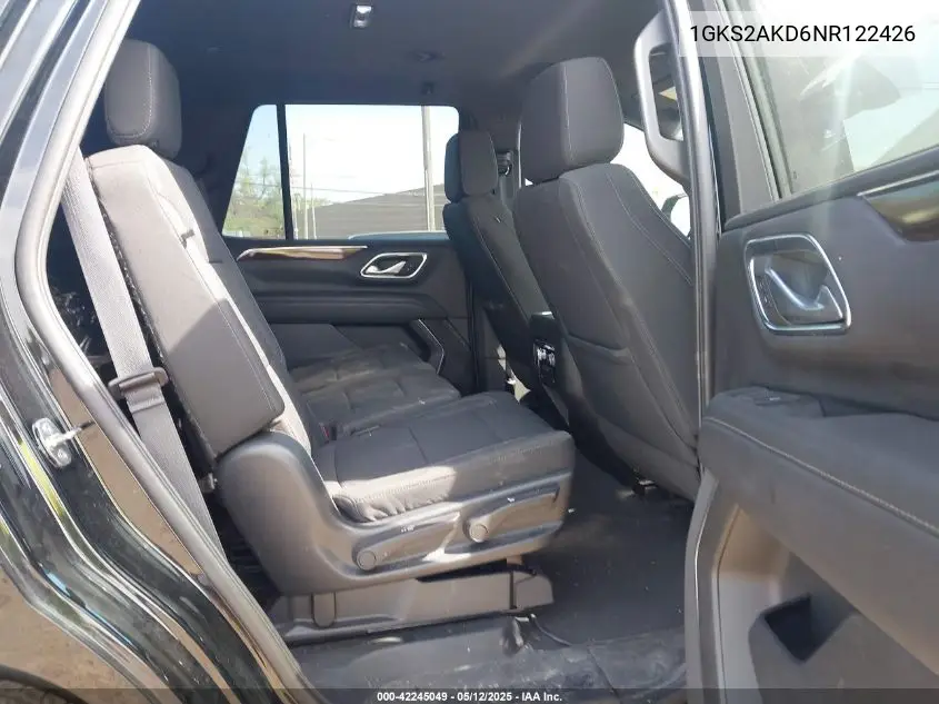 2022 GMC Yukon 4Wd Sle VIN: 1GKS2AKD6NR122426 Lot: 42245049