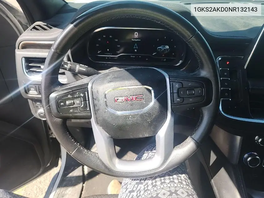 2022 GMC Yukon 4Wd Sle VIN: 1GKS2AKD0NR132143 Lot: 42250011