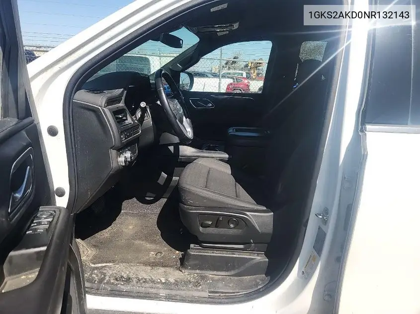 2022 GMC Yukon 4Wd Sle VIN: 1GKS2AKD0NR132143 Lot: 42250011