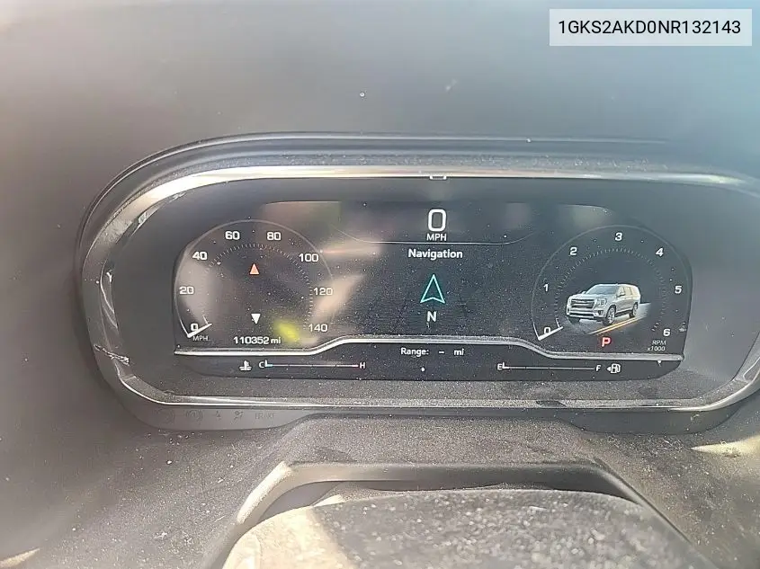 1gks2akd0nr132143 1GKS2AKD0NR132143 2022 GMC Yukon 4Wd Sle