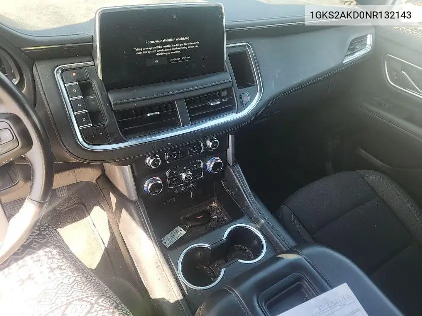 1gks2akd0nr132143 1GKS2AKD0NR132143 2022 GMC Yukon 4Wd Sle
