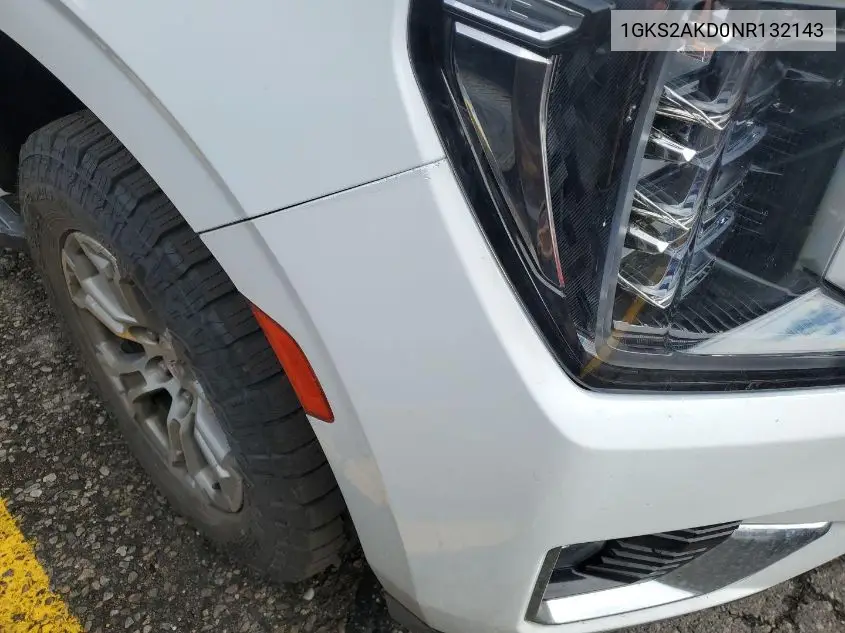 1gks2akd0nr132143 1GKS2AKD0NR132143 2022 GMC Yukon 4Wd Sle