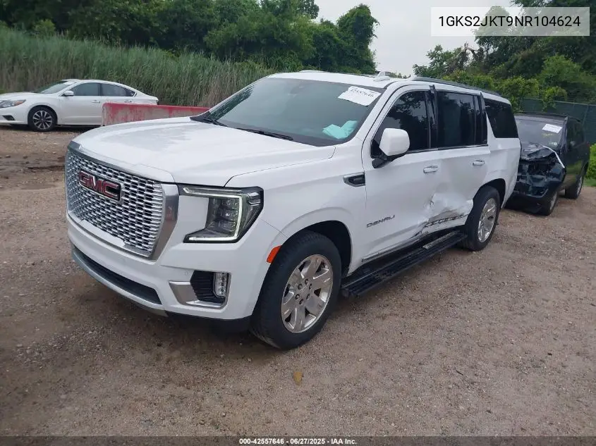 2022 GMC Yukon Xl 4Wd Denali VIN: 1GKS2JKT9NR104624 Lot: 42557646