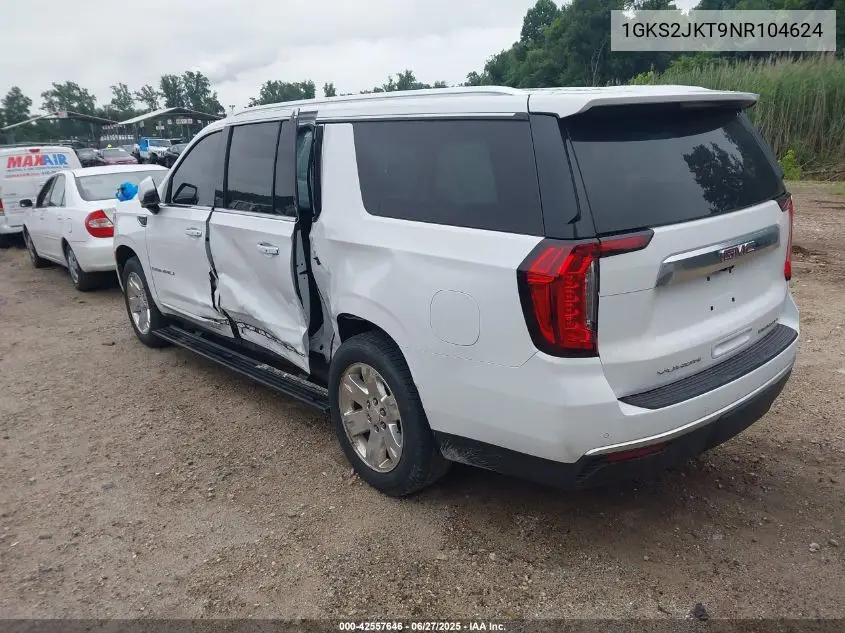 2022 GMC Yukon Xl 4Wd Denali VIN: 1GKS2JKT9NR104624 Lot: 42557646