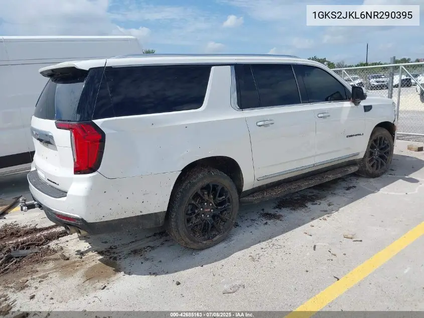 2022 GMC Yukon Xl 4Wd Denali VIN: 1GKS2JKL6NR290395 Lot: 42685163