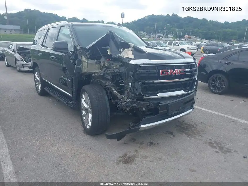 2022 GMC Yukon 4Wd Slt VIN: 1GKS2BKD9NR301825 Lot: 42752717
