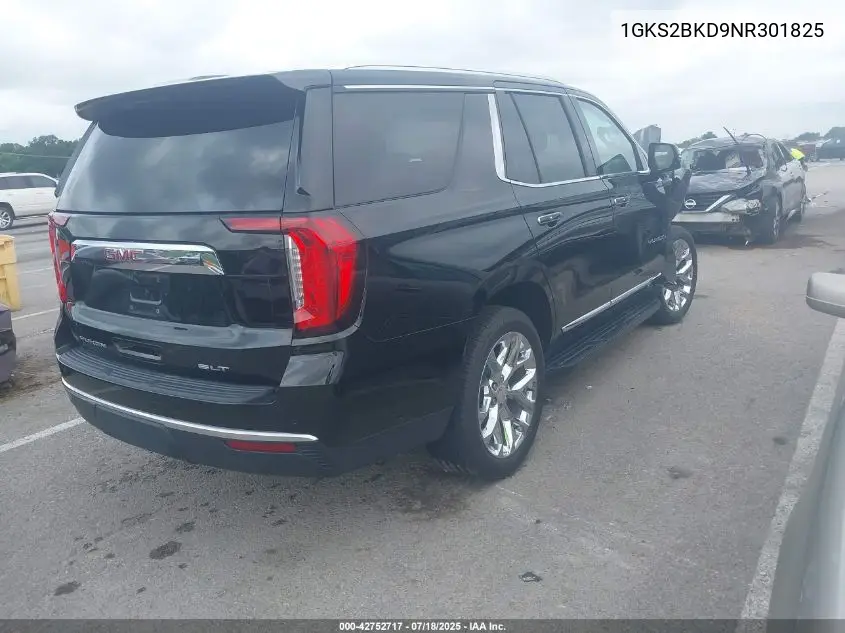 2022 GMC Yukon 4Wd Slt VIN: 1GKS2BKD9NR301825 Lot: 42752717