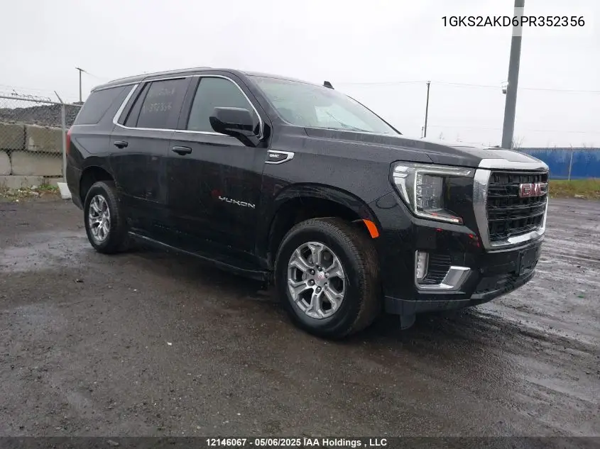 2023 GMC Yukon VIN: 1GKS2AKD6PR352356 Lot: 12146067