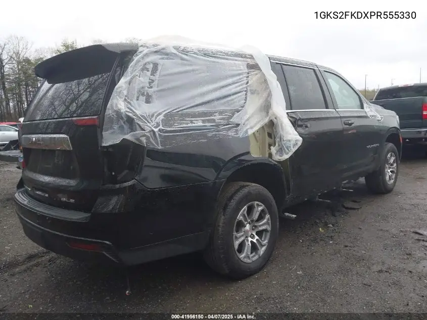 2023 GMC Yukon Xl 4Wd Sle VIN: 1GKS2FKDXPR555330 Lot: 41956150