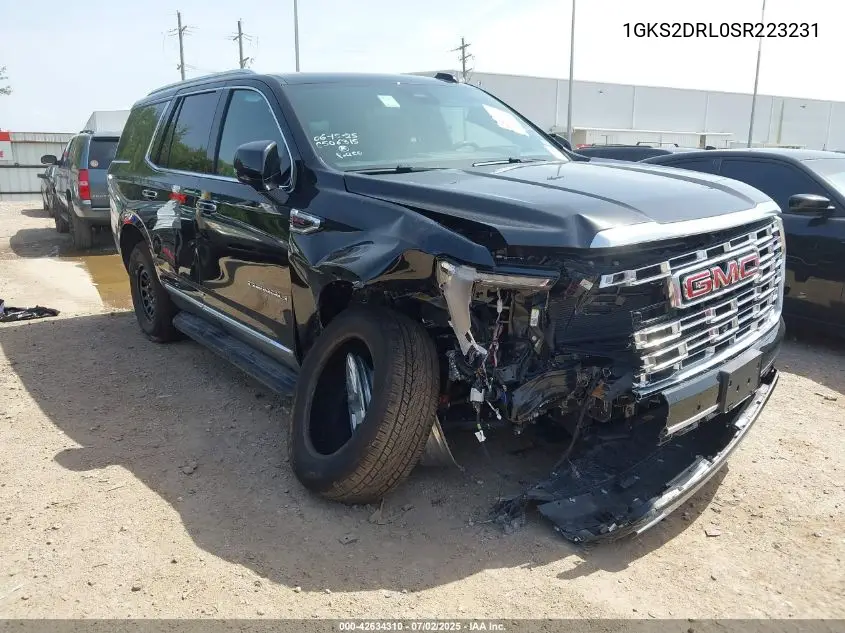 2025 GMC Yukon 4Wd Denali VIN: 1GKS2DRL0SR223231 Lot: 42634310