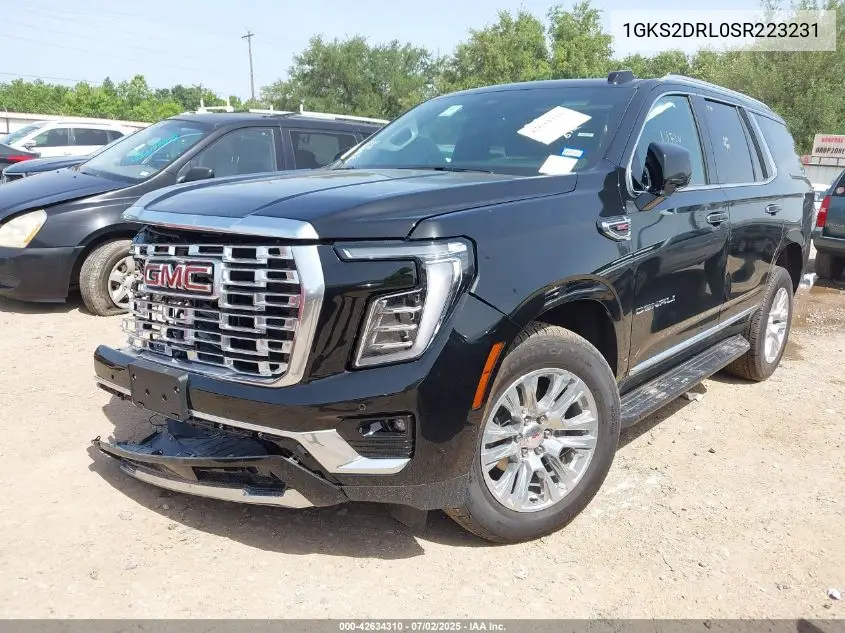 2025 GMC Yukon 4Wd Denali VIN: 1GKS2DRL0SR223231 Lot: 42634310