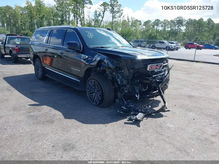 2025 GMC Yukon Xl 2Wd Elevation VIN: 1GKS1GRD5SR125728 Lot: 42639560